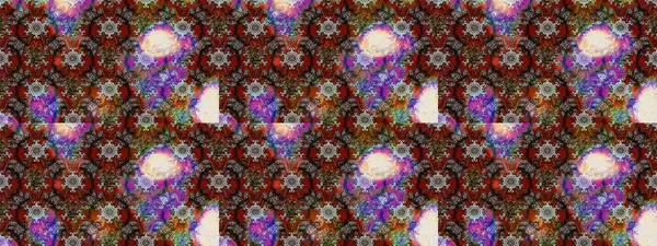 Çiçek desenli çizim. Raster illüstrasyonu. Asya tekstil tarzında. Kahverengi ve gri renkli çiçekler. Renkli Bahar Teması eskiz kalıbı. Düz Çiçek Elementleri Tasarımı.