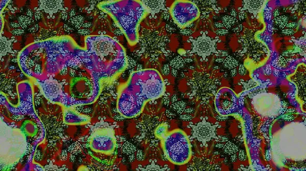 Yaz çiçekleri teması. Klasik çiçekler. Suluboya resim taklit Raster çizimi. El çizimi, soyut ve süslü elementler. Yeşil ve gri renkler.