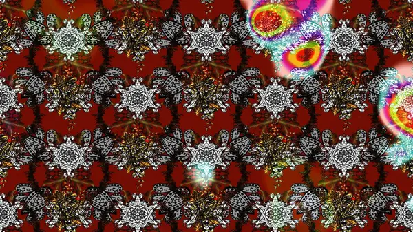 Zarif, parlak ve eskiz gri ve kahverengi çiçek desenli tasarım. Raster. Sabıka baskıları, bebek kıyafetleri, duvar kâğıtları, paket kutuları vb..