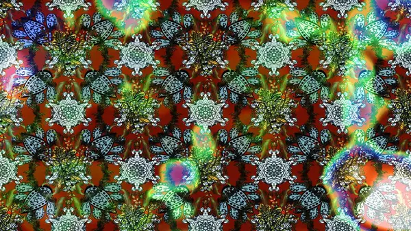 Renkli Yaz Temalı eskiz kalıbı. Güzel kumaş deseni. Raster Illustrasyon 'daki Çiçek Deseni' nin son moda çizimi. Düz Çiçek Elementleri Tasarımı.