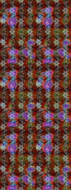 Çiçekli yumuşak bir eskiz şekli. Yumuşak, bahar çiçekleri kahverengi ve gri renklerde. Raster çiçekleri klasik tarzda çizilmiş. Raster illüstrasyonu.