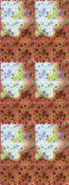 Küçük çiçekte güzel bir desen var. Doğa. Çiçek kompozisyonu. - Tarafsız çiçekler. Çiçek kolajı. Çiçek arkaplan. Raster deseni.