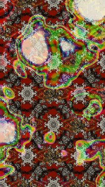 Çiçek desenli eskiz kahverengi ve gri renkler, el yapımı papatyalar, papatyalar. Tekrar eden çiçek arkaplanı, zarif kahverengi ve gri çiçek duvar kağıdı.