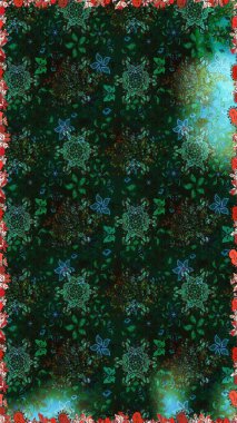 Raster Şirin kumaş deseni. Kusursuz bir mahsul. Renkli Bahar Temalı Kusursuz Arkaplan. Düz Çiçek Elementleri Tasarımı.