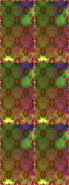 Vadinin çiçekleri kahverengi ve yeşil renklerde. Soyut etnik raster kusursuz desen. Çiçekler..