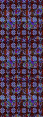 Tony 'nin kumaş kalıbını çiz. Küçük çiçekteki sevimli çiçek deseni. Modaya uygun kumaş deseni. Raster illüstrasyonu.