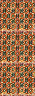 Turuncu ve kahverengi renklerde altın elementler. Barok tarzında kusursuz bir doğulu süsü. Geleneksel klasik raster altın pürüzsüz desen.