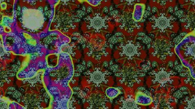 Güzel kumaş deseni. Hoş bir çiçek geçmişi var. Raster illüstrasyonu. Küçük çiçekte çizim deseni.