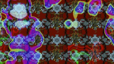 Çiçek deseni. Raster illüstrasyonu. Flower eskiz arka planı. Şatafatlı bahar bahçesi dokusu.