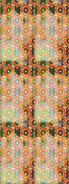 Kusursuz raster arka plan. Şık bir grafik desen. Duvar kâğıdı barok, İspanyol kumaşı. Tarafsız ve bej renklerde altın elementler. Çiçek deseni.