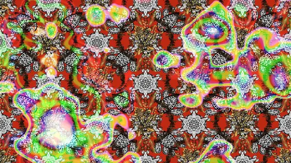 Parlak çiçekli, nötr ve gri renkler üzerine soyut çizim deseni. Çiçeksel elementlerle süslenmiş zarif raster dokusu. Küçük çiçekte şirin bir çiçek deseni var..