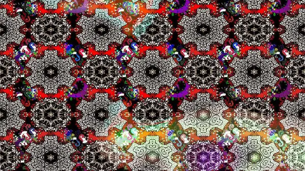 Kullanılabilir Tekstil, tebrik kartı, boyama kitabı, telefon durumda yazdırma için. Raster kına dövme tarzı. Etnik Mandala süsleme. Hint çiçek desenli madalyon desen.