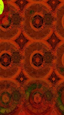 Elle boyanmış suluboya resim çizimleri, çiçekler ve bitkiler. Kahverengi renkte çiçekler.