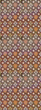 Taslak süsleme izi. Raster Henna tarzı. Tebrik kartı geçmişi, boyama kitabı, arkaplan ve tekstil için kullanılabilir. Etnik Mandala havlusu. Sınır Hindistan çiçek desenli paisley patentli.