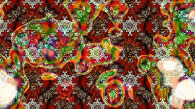 Kahverengi ve kırmızı lale çiçekli Raster eskiz deseni. Karşılama ya da düğün geçmişi olarak kullanılabilir. Doğal kozmetik ürünleri, parfüm, çiçekçi dükkanı için bahar ihalesi tasarımı. Paket kağıdı için en iyisi..