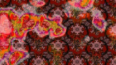 Çiçeğin suluboya çizimlerinin mükemmel deseni. Dekorasyon ve tasarım için güzel bir desen. Eski model. Suluboya çizim kalıbı. Moda yazdırma.