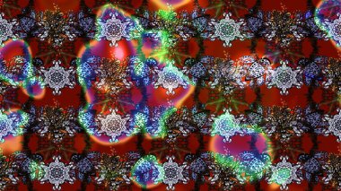 Renkli Yaz Temalı eskiz kalıbı. Raster illüstrasyonundaki çiçek desenli çizim. Düz Çiçek Elementleri Tasarımı. Kırmızı ve kahverengi renkte çiçekler.