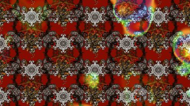 Organik motif arka planı. Çizim kalıbı. Ultraviyole kumaş deseni. Raster illüstrasyonu.