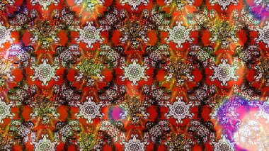 Çocuk stili. Düz Çiçek Elementleri Tasarımı. Çiçekli eskiz arkaplanı. Renkli Bahar Teması çizim şablonu.