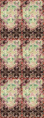 Barok tarzında altın çiçekli süs. Tarafsız ve bej renklerde altın element. Damask pürüzsüz yineleme kalıbı. Antika altın tekrarlanabilir duvar kağıdı.