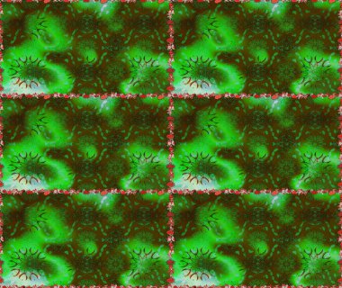 Motley illüstrasyonu. Küçük çiçekte güzel bir desen. Moda baskıları için zarif bir şablon. Çiçekli bahar çiçekleri. Küçük renkli çiçekler..