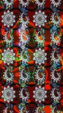 Moda baskısı. Dekorasyon ve tasarım için güzel bir desen. Çiçeğin suluboya çizimlerinin mükemmel deseni. Ton halinde. Suluboya desenli çiçek deseni.