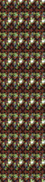 Düz Çiçek Elementleri Tasarımı. Renkli Bahar Teması eskiz kalıbı. Çiçek desenli çizim. Raster illüstrasyonu. Kahverengi ve siyah renkli çiçekler. Asya tekstil tarzında.