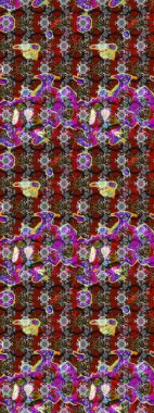 Raster. Gri ve kırmızı renkte güzel çiçekli eskiz deseni, suluboya çiçek deseni, duvar kağıdı, kart veya kumaş için fayanslı..