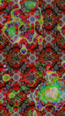 Düz Çiçek Elementleri Tasarımı. Sketch Colour Spring Theme eskiz kalıbı. Kahverengi ve gri renkli çiçekler. Sevimli çiçek raster deseni.