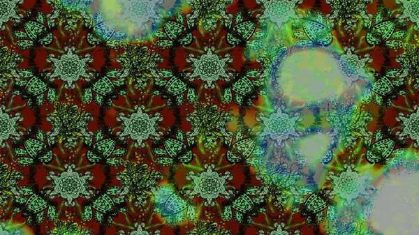 Tekstil, tebrik kartı, boyama kitabı, telefon kılıfı baskısı için kullanılabilir. Kızılderili desenli desenli desenli şal deseni. Etnik Mandala süsü. Raster Henna dövme stili.