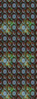 Raster illüstrasyonu. Renkli Bahar Teması eskiz kalıbı. Mavi ve kahverengi renkte zarif çiçekli suluboya. Düz Çiçek Elementleri Tasarımı.