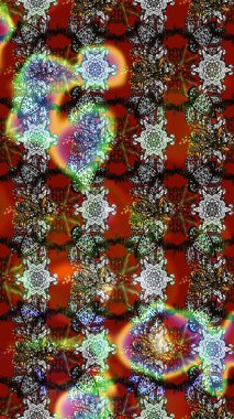 Çiçekli eskiz çizimi. Renkli Yaz Temalı eskiz kalıbı. Kahverengi ve gri renkli çiçekler. Düz Çiçek Elementleri Tasarımı.