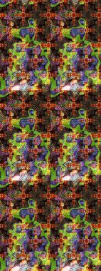 Çizim çiçek deseni duvar kağıdı, web sitesi arka planı, ambalaj kağıdı, davetiye, broşür, afiş veya web sitesi için kullanılabilir. El çizimi Raster çizimi. Karalama elementleri.