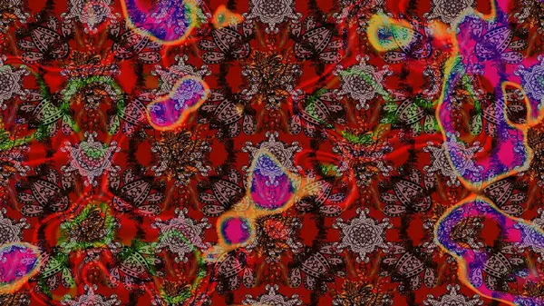 Kahverengi ve kırmızı renkte çiçekler. Çiçek desenli eskiz. Tişört baskısı için çiçek boyama rasteriName.