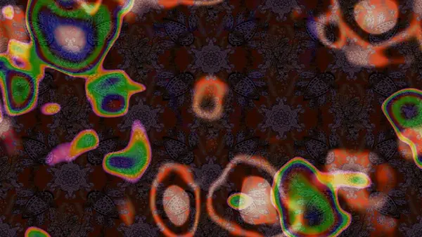 Raster illüstrasyonu. Yumuşak, bahar çiçekleri kahverengi ve gri renklerde. Yaprak ve çiçeklerin suluboya resimleri, kahverengi ve gri renkler üzerine çizimler..