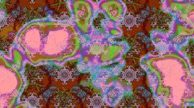 Renkli Yaz Temalı eskiz kalıbı. Güzel kumaş deseni. Düz Çiçek Elementleri Tasarımı. Raster illüstrasyonunda çiçek deseni çizimi.