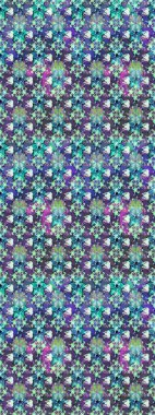 Tekstil, kumaş, ambalaj, hatıra defteri için hoş bir çiçek arkaplanı. Mavi arka planda. Çocuksu tasarım. Elle çizilmiş karalama çiçekleri ile Raster çizim deseni.