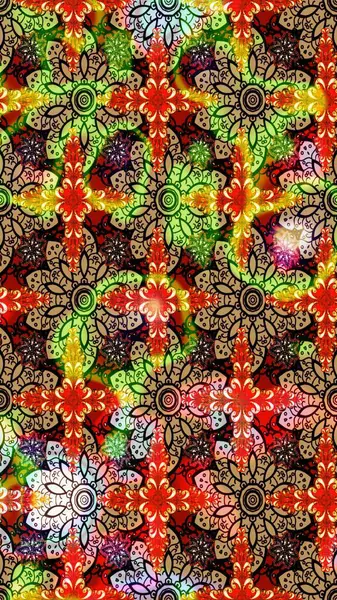 Raster Güzel kumaş deseni. Çiçek arkaplan ile soyut zarafet çizim deseni.