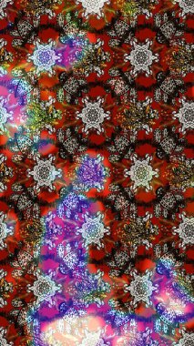 Kahverengi ve gri çiçekli bahar çiçekleri. Moda baskıları için zarif bir şablon. Küçük renkli çiçekler. Motley illüstrasyonu. Küçük çiçekte şirin desenler.