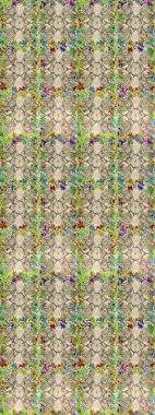 Çizgi sanatı tasarım şablonu için kusursuz sınır. Doğu tarzı element. Altın desenli çiçek dekoru. Bej renklerde altın element. Davetiyeler, kartlar, web sayfası için Raster illüstrasyonu.