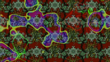 Tekstil, tebrik kartı, boyama kitabı, telefon kılıfı baskısı için kullanılabilir. Etnik Mandala süsü. Raster Henna dövme stili. Hint çiçekli desenli şal desenli..