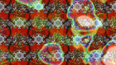 Güzel kumaş deseni. Raster illüstrasyonu. Bahar çiçekli güzel bir çiçek deseni..