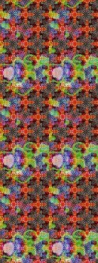 Süslü zentangle çizim dokusu, soyut çiçeklerle süslenmiş. Çiçek deseni duvar kağıdı, desen dolguları ve web sayfası arka planı için kullanılabilir. Şekillendirilmiş çiçekli çizim deseni.