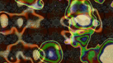 Çiçek çelengi. Eski moda arka plan. Desen, çizim, çiçek sınırı. Raster illüstrasyonu. Güzel, parlak, pürüzsüz kumaş, tuval. Kıvırcık, parlak örgü.