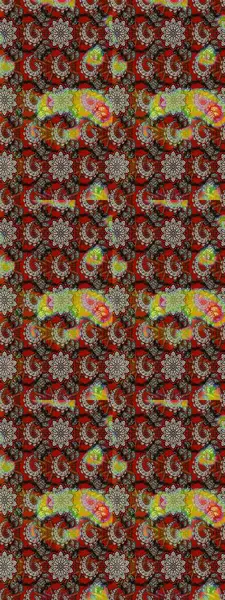 Çocuksu tasarım. Gri ve kahverengi arka planda. Tekstil, kumaş, ambalaj, hatıra defteri için hoş bir çiçek arkaplanı. Elle çizilmiş karalama çiçekleri ile Raster çizim deseni.