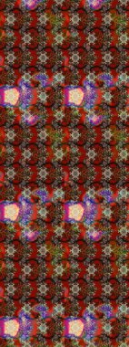 Çiçek izi. Suluboya çizim kalıbı. Suluboya tarzında renkler üzerine çiçekler.