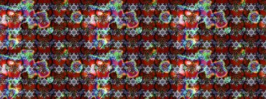 Kahverengi ve kırmızı renkler üzerine çiçek desenli eskiz, el yapımı papatyalar, papatyalar. Tekrarlayan çiçek arkaplanı, zarif kahverengi ve kırmızı çiçek duvar kağıdı.