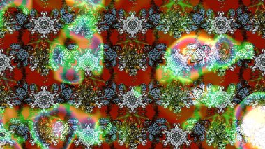 Tekstil, kumaş, kapaklar, duvar kağıtları, baskı, naylon, koleksiyon defteri, örgü, dekupaj için güzel bir eskiz. Küçük yeşil ve kahverengi çiçekli oldukça eski bir besin torbası deseni. Millefleurlar.