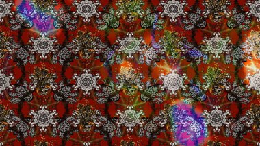 Modern, kahverengi ve gri raster arka plan duvar kağıdı çizimi, klasik çizgili desenli desenli çiçekler, çiçekli süsler. Çiçekli el çizimi çizimi deseni.