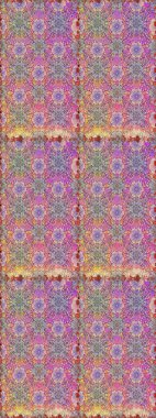 Tarafsız renklerde yaz çiçekleri. Raster illüstrasyonu. Raster çiçek desenli ve çiçekli..